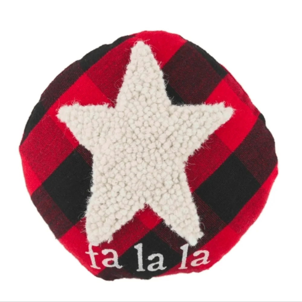 Mud Pie Fa La La Mini Pillow